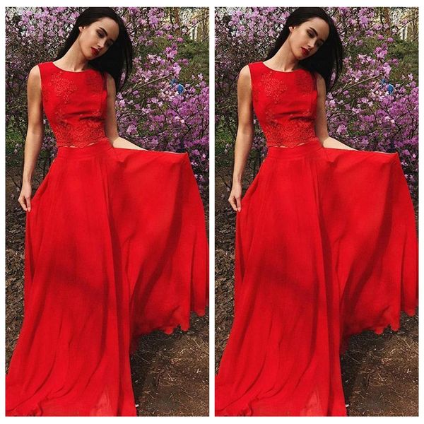 o-neck chiffon two piece a-line prom dresses 2021 sleeveless custom long special occasion party gowns sweep train long vestidos de soiree, Black
o-neck chiffon two piece a-line prom dresses 2021 sleeveless custom long special occasion party gowns sweep train long vestidos de soiree, Black