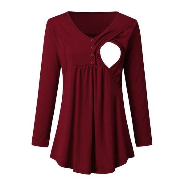 maternity blouses and mommy pregnant nursing solid ruffles v-neck pregnancy blouse zwangerschapsrok y122, White
maternity blouses and mommy pregnant nursing solid ruffles v-neck pregnancy blouse zwangerschapsrok y122, White