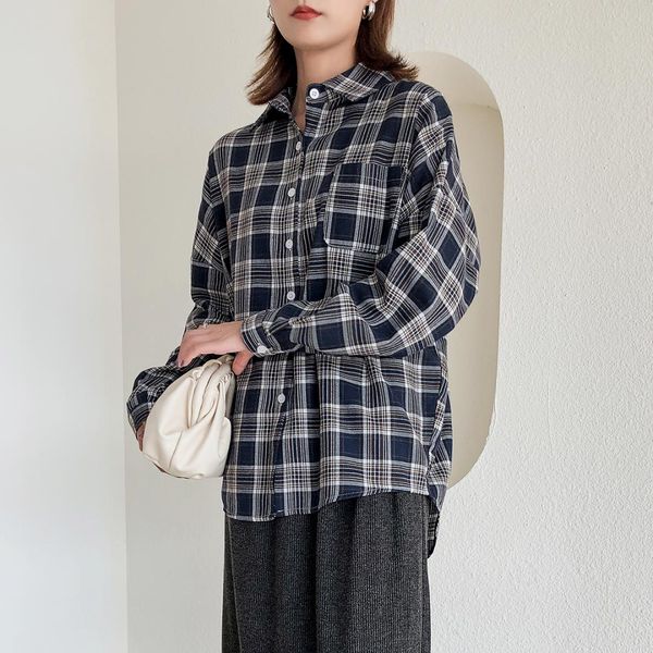 spring fall plaid shirt women blouse korean long sleeve loose vintage ladies streetwea plus size blusas roupa feminina, White
spring fall plaid shirt women blouse korean long sleeve loose vintage ladies streetwea plus size blusas roupa feminina, White