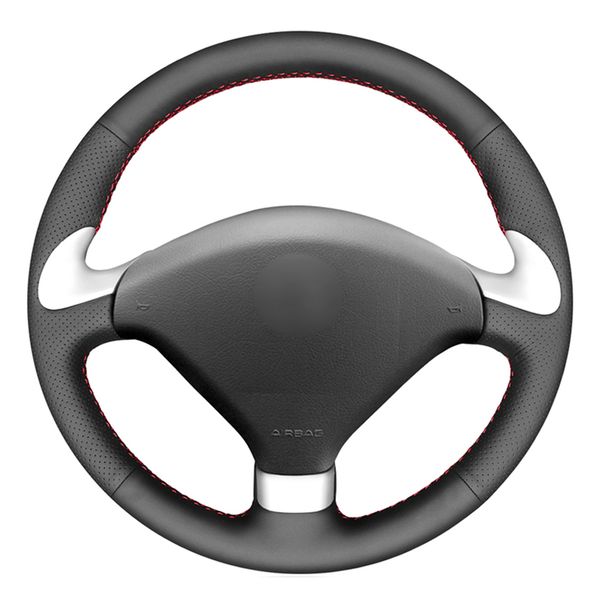 black pu faux leather diy hand-stitched car steering wheel cover for 307 cc 2004 2005 2006 2007
black pu faux leather diy hand-stitched car steering wheel cover for 307 cc 2004 2005 2006 2007