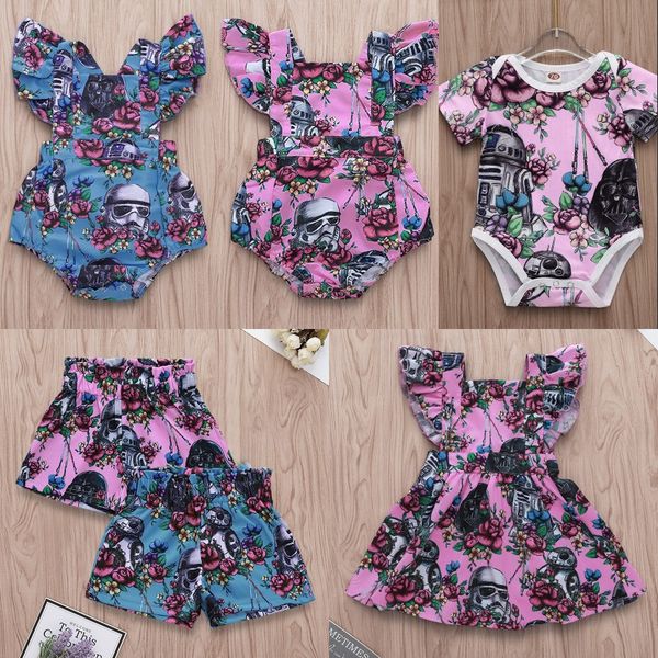 baby robot helmet print costume kids summer pink flower robot jumpsuit infant floral shorts jumpsuits dress, Blue
baby robot helmet print costume kids summer pink flower robot jumpsuit infant floral shorts jumpsuits dress, Blue