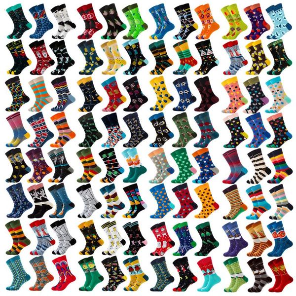 6pairs/lot brand men socks 60 colors 12 selects british style streetwear designer happy socks funny for christmas gift, Black
6pairs/lot brand men socks 60 colors 12 selects british style streetwear designer happy socks funny for christmas gift, Black