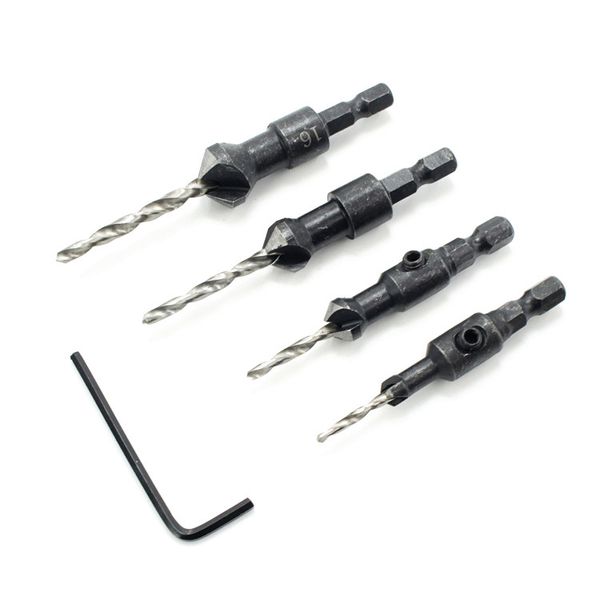 ci4pcs/set round shank taper hole woodworking drill bits countersink taper drill bit hss chamfer with wrench
ci4pcs/set round shank taper hole woodworking drill bits countersink taper drill bit hss chamfer with wrench