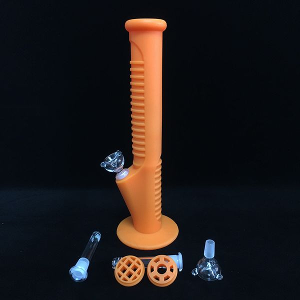 14 inch orange silicone bongs with glass quartz nail glass bongs glass pipes water bongs with accessory
14 inch orange silicone bongs with glass quartz nail glass bongs glass pipes water bongs with accessory