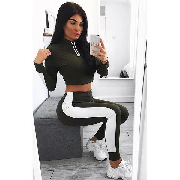 fashion women patchwork pullover running fitness o-neck training yoga full length sportswear suit drawstring, White;black
fashion women patchwork pullover running fitness o-neck training yoga full length sportswear suit drawstring, White;black