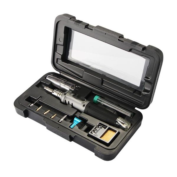 self-ignition 10-in-1 gas soldering iron cordless welding torch kit tool hs-1115k outdoor portable butane torch
self-ignition 10-in-1 gas soldering iron cordless welding torch kit tool hs-1115k outdoor portable butane torch