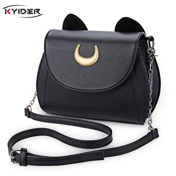 kyider summer sailor moon ladies handbag black cat shape chain shoulder bag pu leather women messenger crossbody small bag
kyider summer sailor moon ladies handbag black cat shape chain shoulder bag pu leather women messenger crossbody small bag