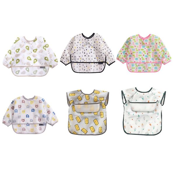 infant baby full body waterproof long sleeve bib print cute novelty feeding bib
infant baby full body waterproof long sleeve bib print cute novelty feeding bib