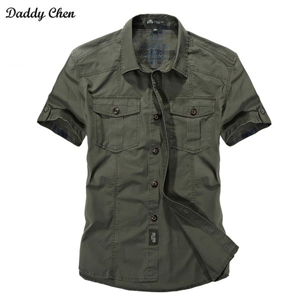 solid color cotton mens shirts short sleeve turn-down collar army green khaki men casual male camisas shirt xxxl, White;black
solid color cotton mens shirts short sleeve turn-down collar army green khaki men casual male camisas shirt xxxl, White;black