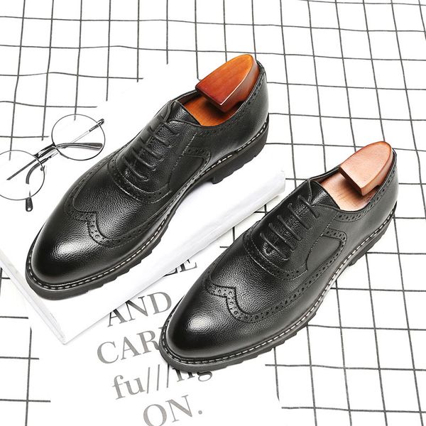 driving loafers shoes men 's causal flat shoes dress, Black