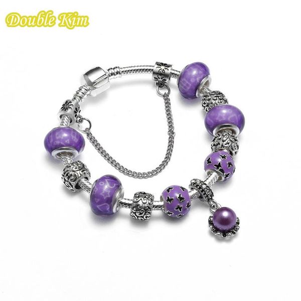 charms bracelet alloy crystal pearl beads sliver color chain fit brand original bracelets bangle vintage europe jewellery gift, Black
charms bracelet alloy crystal pearl beads sliver color chain fit brand original bracelets bangle vintage europe jewellery gift, Black