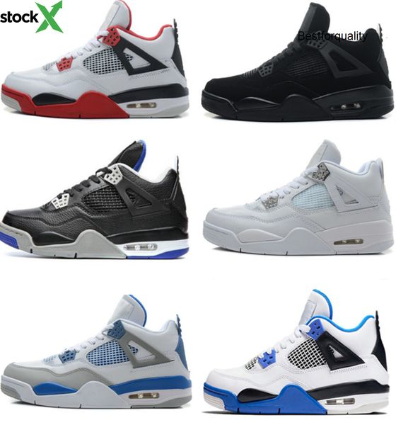 quality high 4 4s basketball shoes men pure money royalty white cement premium black bred fire red mens sports sneakers size 8-13 
quality high 4 4s basketball shoes men pure money royalty white cement premium black bred fire red mens sports sneakers size 8-13