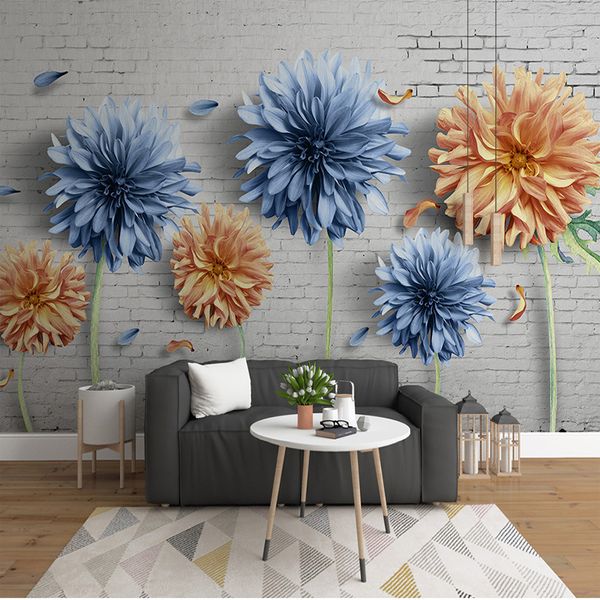 drop shipping custom p wallpaper vintage brick wall flower 3d mural living room tv sofa wall decoration papel de parede 3d
drop shipping custom p wallpaper vintage brick wall flower 3d mural living room tv sofa wall decoration papel de parede 3d