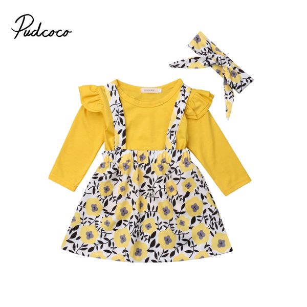 autumn fashion newborn infant baby girls outfit long sleeve solid t-shirt floral suspenders skirt dress 3pcs clothes set, White
autumn fashion newborn infant baby girls outfit long sleeve solid t-shirt floral suspenders skirt dress 3pcs clothes set, White