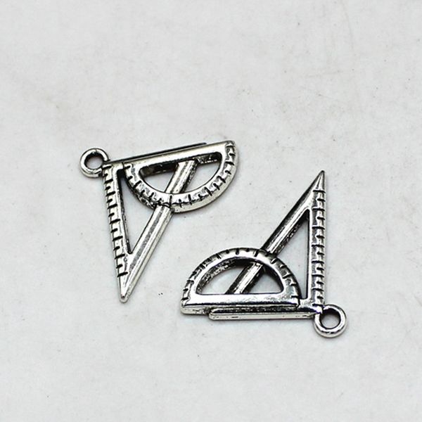 wholesale fashion alloy school charms triangle ruler protractor charms for students 19*21mm aac373, Bronze;silver
wholesale fashion alloy school charms triangle ruler protractor charms for students 19*21mm aac373, Bronze;silver