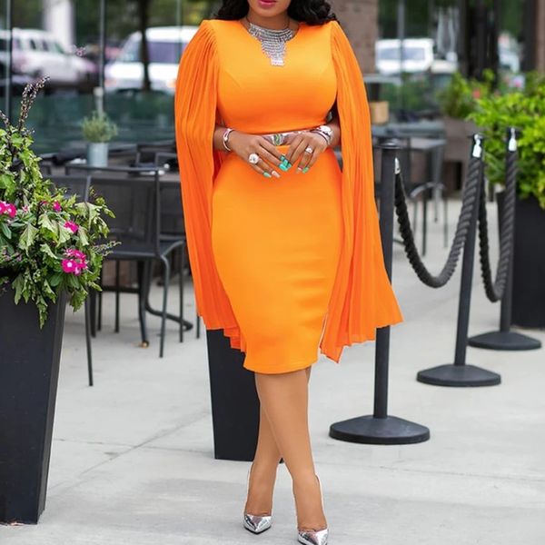 orange women bodycon dresses elegant party dinner midi dress robe african pleated shawl sleeve straight dresses 2019 vestiods, Black;gray
orange women bodycon dresses elegant party dinner midi dress robe african pleated shawl sleeve straight dresses 2019 vestiods, Black;gray