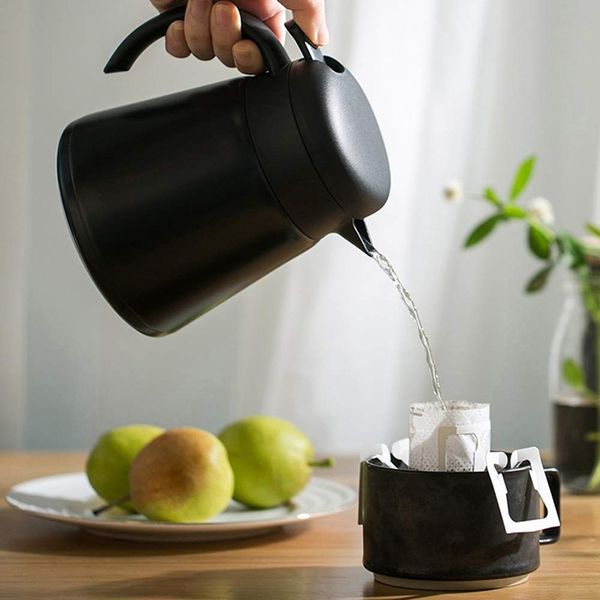 stainless steel thermal coffee carafes - double wall vacuum insulated -27oz( 800ml
stainless steel thermal coffee carafes - double wall vacuum insulated -27oz( 800ml