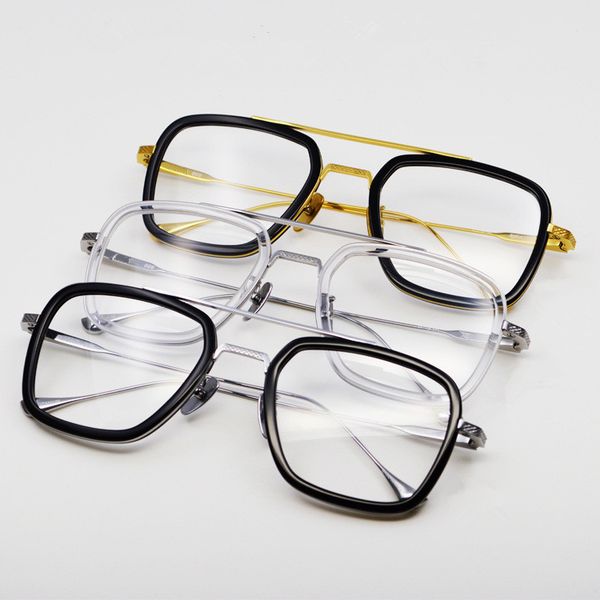 superb robert downey pure-titanium+plank glasses optical square fullrim frame for prescription glasses fullset case, Black
superb robert downey pure-titanium+plank glasses optical square fullrim frame for prescription glasses fullset case, Black