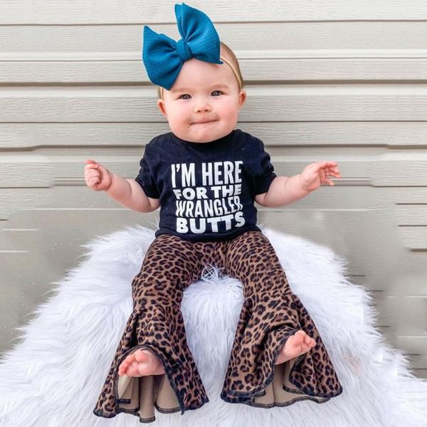 toddler kids baby girls clothing letter casual loose romper leopard flared pants set outfits new born baby girl clothes set, White
toddler kids baby girls clothing letter casual loose romper leopard flared pants set outfits new born baby girl clothes set, White