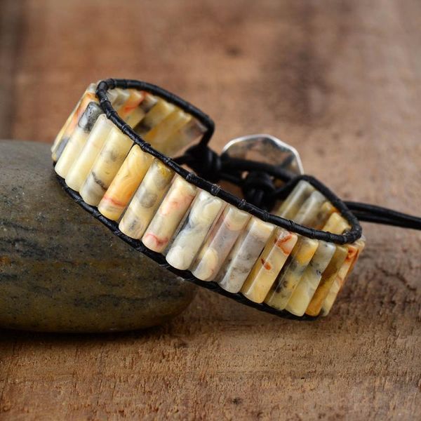 wrap bracelet natural onyx mens womens leather wrap bracelet fashion lover jewelry, Golden;silver
wrap bracelet natural onyx mens womens leather wrap bracelet fashion lover jewelry, Golden;silver