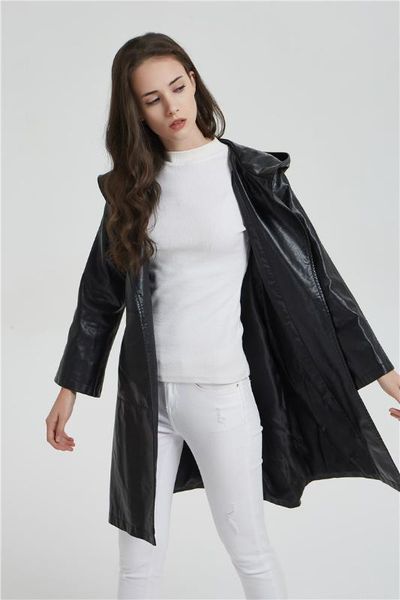 js931j-new womens leather jacket in autumn and winter 2020medium long slim hood micro trumpet sleeve fashion leather trench coat, Black
js931j-new womens leather jacket in autumn and winter 2020medium long slim hood micro trumpet sleeve fashion leather trench coat, Black