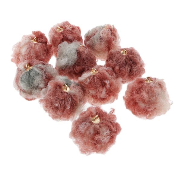 10pcs fur ball charms pendants jewelry making, Black
10pcs fur ball charms pendants jewelry making, Black