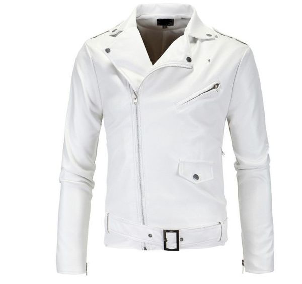 male biker motorcycle leather jacket spring coats men faux leather jacket windbreaker windproof waterproof overcoat 2019 new fashion white, Black
male biker motorcycle leather jacket spring coats men faux leather jacket windbreaker windproof waterproof overcoat 2019 new fashion white, Black