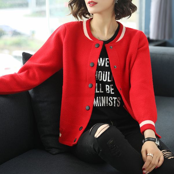 3 colors brand short coat fall winter women coat new hit color striped o-neck casual fashion single-breasted female, Black
3 colors brand short coat fall winter women coat new hit color striped o-neck casual fashion single-breasted female, Black