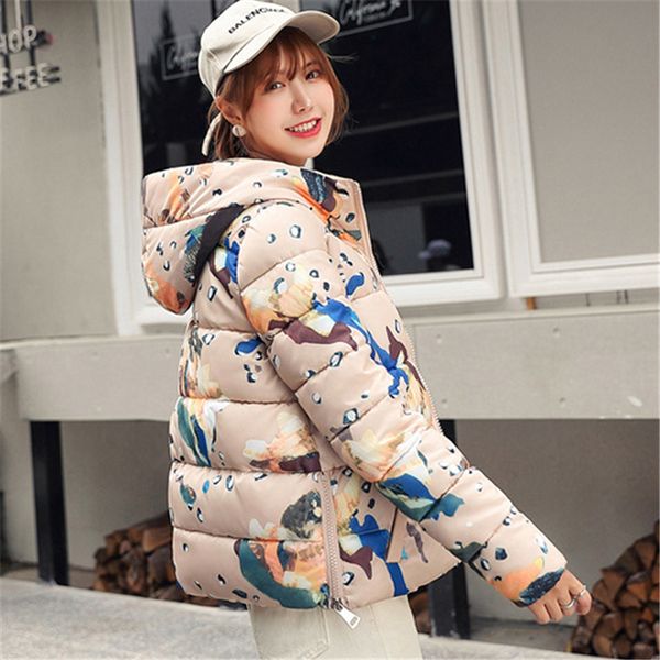 short women cotton jacket large size 2019 new female winter outerwear fashion casual loose hooded thick cotton coat w172, Tan;black
short women cotton jacket large size 2019 new female winter outerwear fashion casual loose hooded thick cotton coat w172, Tan;black
