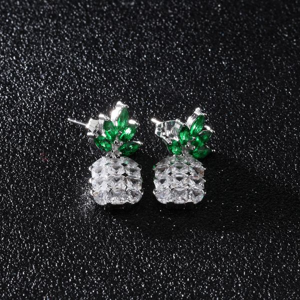 2017 summer new lovely pineapple Earrings fruit quality Zircon Earrings Japan and South Korea creative
2017 summer new lovely pineapple Earrings fruit quality Zircon Earrings Japan and South Korea creative