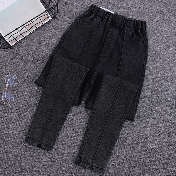 xl-5xl 2019 spring and summer plus large size mid elastic waist ankle length jeans for women skinny pencil stretch denim pants, Blue
xl-5xl 2019 spring and summer plus large size mid elastic waist ankle length jeans for women skinny pencil stretch denim pants, Blue