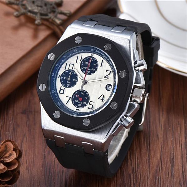 2019 seller fashion quartz watches men watch stainless steel clock dial silicone strap full function sports quartz watches, Slivery;brown
2019 seller fashion quartz watches men watch stainless steel clock dial silicone strap full function sports quartz watches, Slivery;brown
