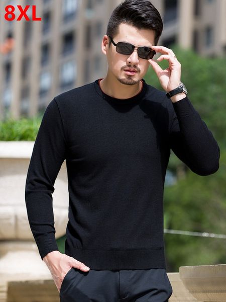 big size sweater men plus size solid round neck sweater winter loose fat guy black, White;black
big size sweater men plus size solid round neck sweater winter loose fat guy black, White;black