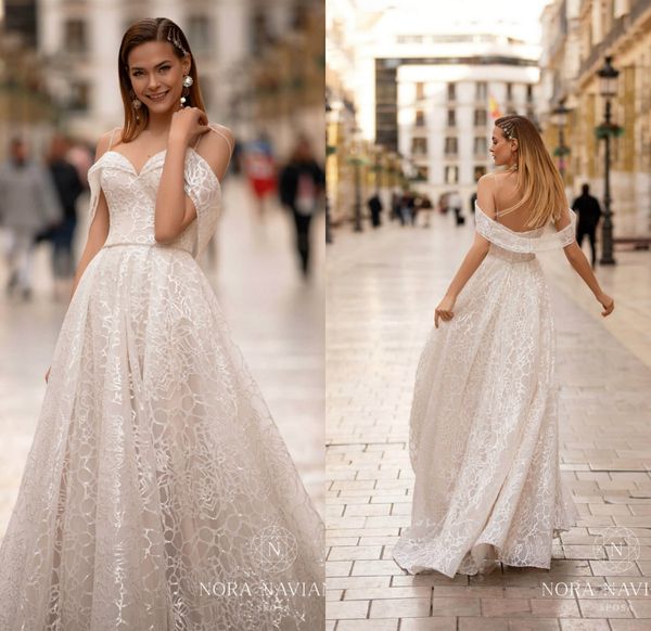nora naviano 2020 wedding dresses beaded off the shoulder lace appliqued wedding dress bridal gowns vestido country robe de mariée, White
nora naviano 2020 wedding dresses beaded off the shoulder lace appliqued wedding dress bridal gowns vestido country robe de mariée, White