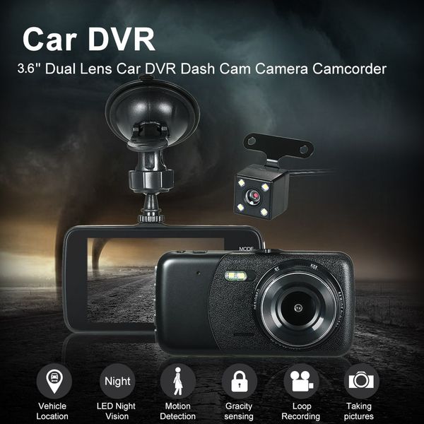 kkmoon 4inch dual lens car dvr dash cam camera camcorder vehicle location / led night vision / motion detection loop recording
kkmoon 4inch dual lens car dvr dash cam camera camcorder vehicle location / led night vision / motion detection loop recording