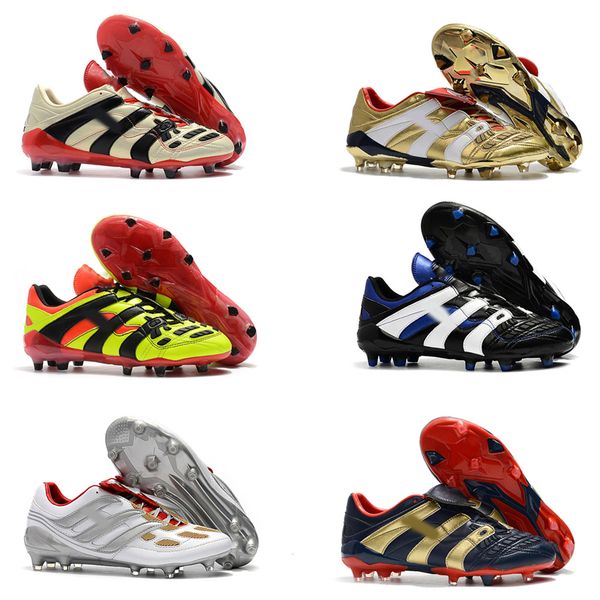 2019 mens soccer cleats predator precision tf ic turf football boots predator mania champagne fg indoor soccer shoes high quality, Black 
2019 mens soccer cleats predator precision tf ic turf football boots predator mania champagne fg indoor soccer shoes high quality, Black