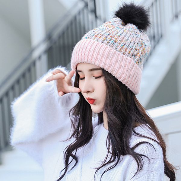puimentiua 2019 women hats new autumn and winter korean wild plus velvet warm cycling lady sweet cute knitted wool caps, Blue;gray
puimentiua 2019 women hats new autumn and winter korean wild plus velvet warm cycling lady sweet cute knitted wool caps, Blue;gray
