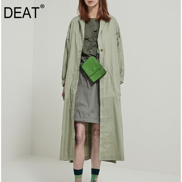 deat green suit collar long sleeve single-breasted loose windbreaker woman jacket casual fashion 2019 autumn coat new td235, Tan;black
deat green suit collar long sleeve single-breasted loose windbreaker woman jacket casual fashion 2019 autumn coat new td235, Tan;black