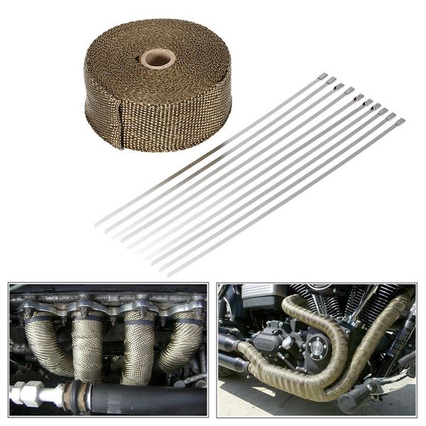 15m exhaust pipe wrap tape turbo heat insulation silver fiberglass exhaust pipe wrap tape turbo heat insulation cloth #p4 
15m exhaust pipe wrap tape turbo heat insulation silver fiberglass exhaust pipe wrap tape turbo heat insulation cloth #p4