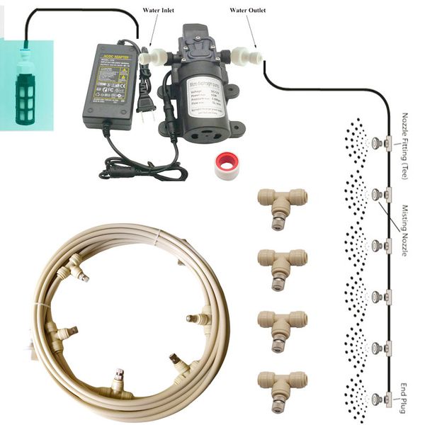 12v water electric pump spray color misting sprayer cooling system nebulizer for flowers plant greenhouse irrigation 6-18 meters
12v water electric pump spray color misting sprayer cooling system nebulizer for flowers plant greenhouse irrigation 6-18 meters