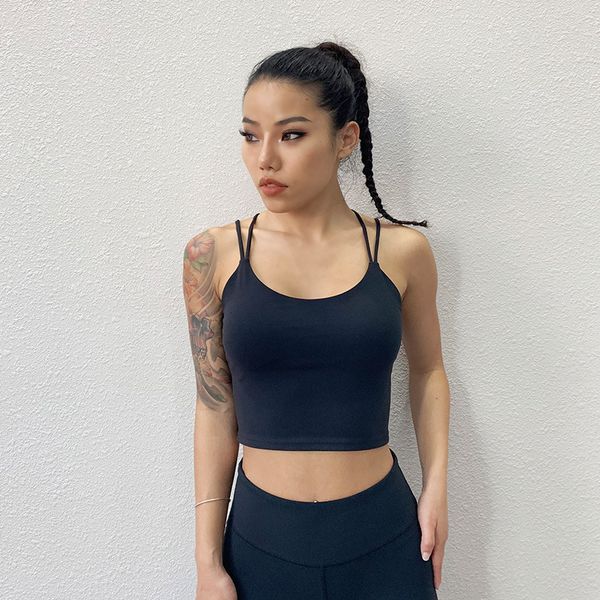 quick dry padded fitness bras crop women solid vest-type nylon yoga workout sports bras with removable pads, White;black
quick dry padded fitness bras crop women solid vest-type nylon yoga workout sports bras with removable pads, White;black