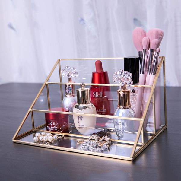 glass makeup organizer 3-layers bathroom cosmetic organizer with golden covered edge jewelry box makeupbrush lipstick
glass makeup organizer 3-layers bathroom cosmetic organizer with golden covered edge jewelry box makeupbrush lipstick