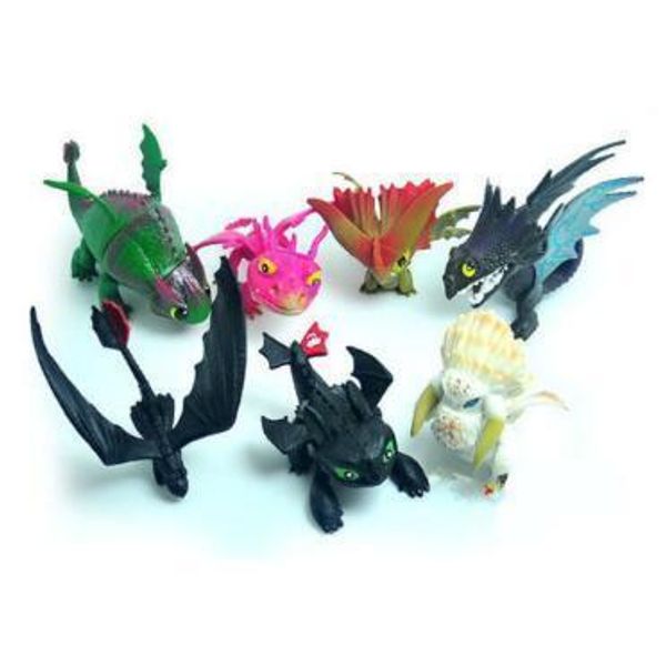 7pcs набор как приручить дракона 3 pvc модель беззубое череп gronckle night fury дракон фигурку элементы новизны cca11287 25set
7pcs набор как приручить дракона 3 pvc модель беззубое череп gronckle night fury дракон фигурку элементы новизны cca11287 25set
