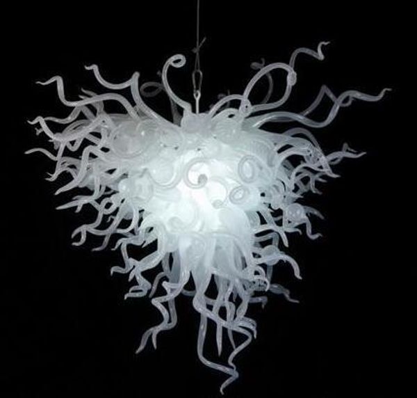 Modern Crystal Chandelier White Hand Blown Glass Chandelier Pendant Lights LED Light Ceiling Lighting for Coffee Shop Bar Museum Restauarnt
Modern Crystal Chandelier White Hand Blown Glass Chandelier Pendant Lights LED Light Ceiling Lighting for Coffee Shop Bar Museum Restauarnt