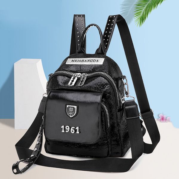 2020 fashion women sequin backpacks for girls leather school backpack female travel shoulder bagpack ladies casual rivet daypack
2020 fashion women sequin backpacks for girls leather school backpack female travel shoulder bagpack ladies casual rivet daypack