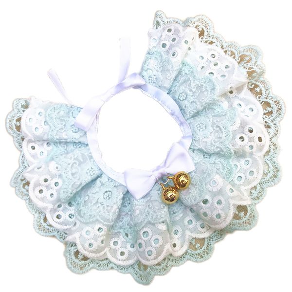 cute three-layer lace bowknot small bell pet collar bib dog cat necklace decor home pet fashion neck collar
cute three-layer lace bowknot small bell pet collar bib dog cat necklace decor home pet fashion neck collar