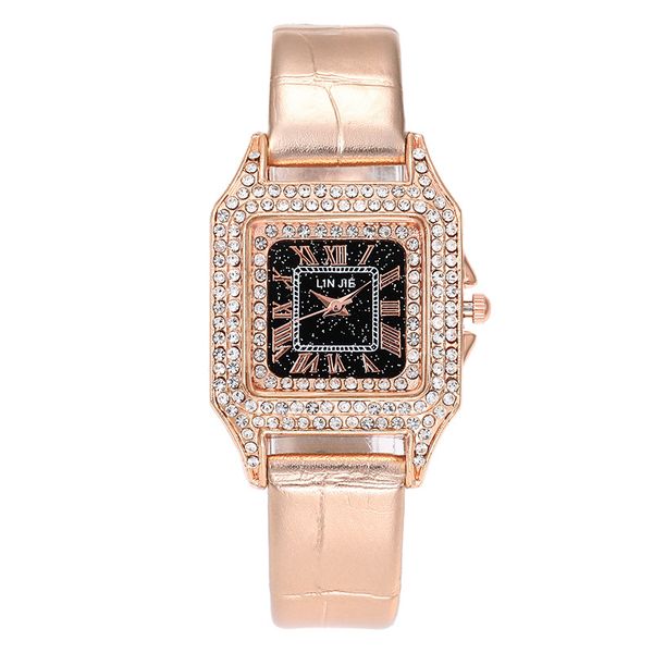 2020 women watches starry sky clock women bracelet watch square dial roman numerals diamond ladies quartz watch, Slivery;brown
2020 women watches starry sky clock women bracelet watch square dial roman numerals diamond ladies quartz watch, Slivery;brown