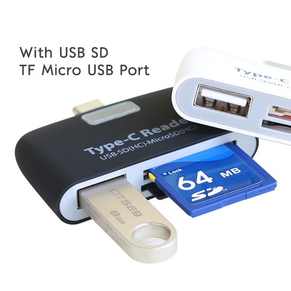 USB Hub Type-C 4 in 1 Memory Card Reader Adapter USB Micro USB TF SD Card Type C Hub OTG For Macbook Tablet
USB Hub Type-C 4 in 1 Memory Card Reader Adapter USB Micro USB TF SD Card Type C Hub OTG For Macbook Tablet