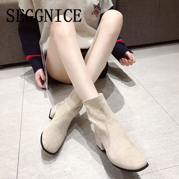 women sock boots square heels 2020 snow boots botas mujer invierno ladies casual spring shoes booties sock fashion woman shoes, Black
women sock boots square heels 2020 snow boots botas mujer invierno ladies casual spring shoes booties sock fashion woman shoes, Black