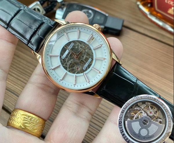 fashion men's watch premium luxury designer watch brand automatic winding 41mm flywheel mechanical watch leather strap men's gift, Slivery;brown
fashion men's watch premium luxury designer watch brand automatic winding 41mm flywheel mechanical watch leather strap men's gift, Slivery;brown